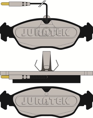 JURATEK fékbetétkészlet, tárcsafék - JCP876 - TothCarparts