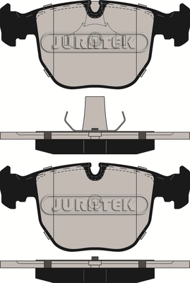 JURATEK fékbetétkészlet, tárcsafék - JCP997 - TothCarparts