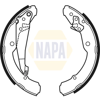 NAPA fékpofakészlet - NBS1036 - TothCarparts