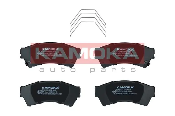 KAMOKA fékbetétkészlet, tárcsafék - JQ101104 - TothCarparts