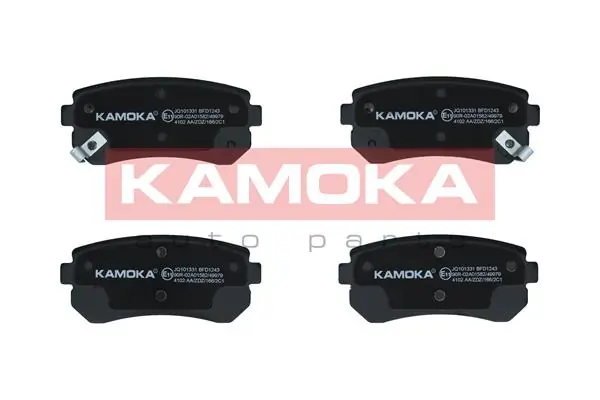 KAMOKA fékbetétkészlet, tárcsafék - JQ101331 - TothCarparts