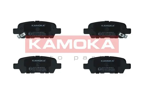 KAMOKA fékbetétkészlet, tárcsafék - JQ1013386 - TothCarparts