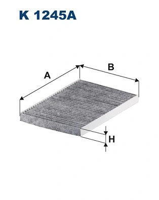 FILTRON szűrő, utastér levegő - K 1245A - TothCarparts