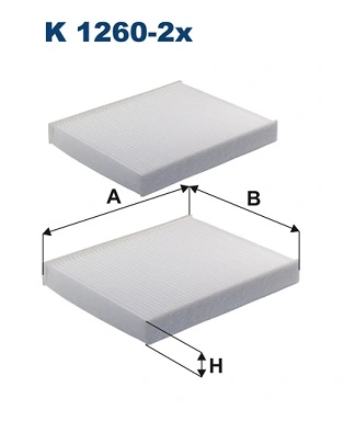 FILTRON szűrő, utastér levegő - K 1260-2X - TothCarparts