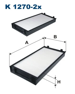 FILTRON szűrő, utastér levegő - K 1270-2X - TothCarparts