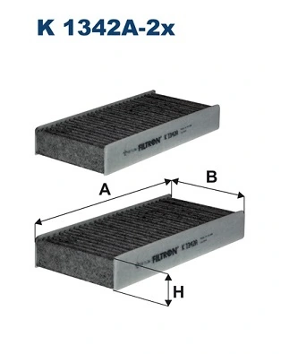 FILTRON szűrő, utastér levegő - K 1342A-2X - TothCarparts