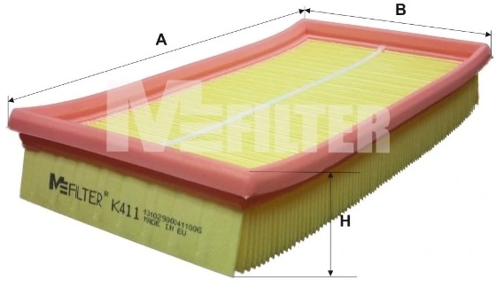 MFILTER légszűrő - K 411 - TothCarparts