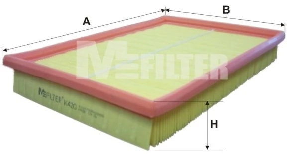 MFILTER légszűrő - K 420 - TothCarparts