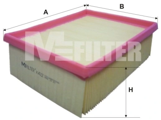 MFILTER légszűrő - K 422 - TothCarparts