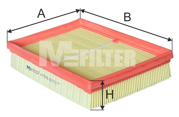 MFILTER légszűrő - K 7076 - TothCarparts