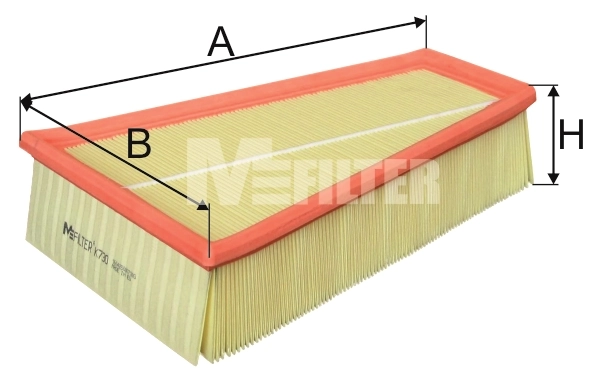 MFILTER légszűrő - K 730 - TothCarparts
