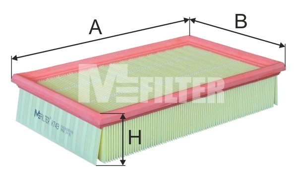 MFILTER légszűrő - K 749 - TothCarparts