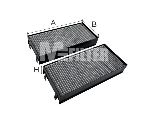 MFILTER szűrő, utastér levegő - K 9011C-2 - TothCarparts