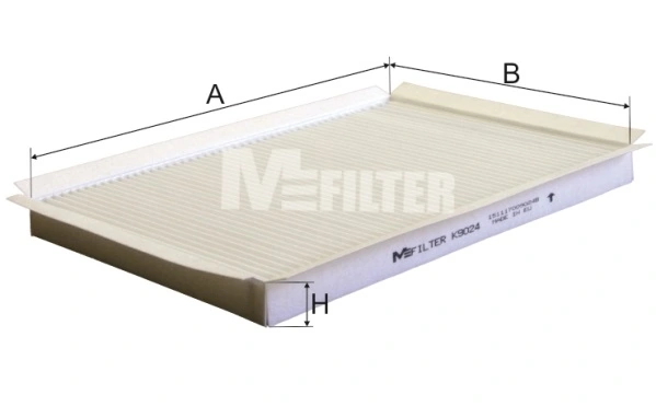 MFILTER szűrő, utastér levegő - K 9024 - TothCarparts