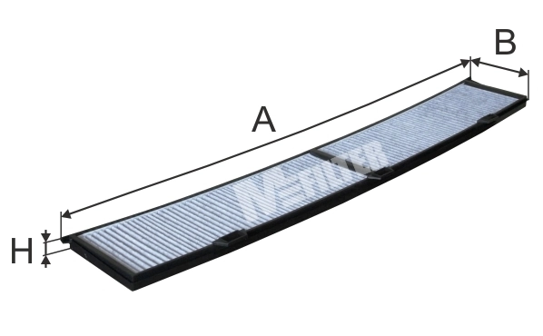 MFILTER szűrő, utastér levegő - K 9033C - TothCarparts