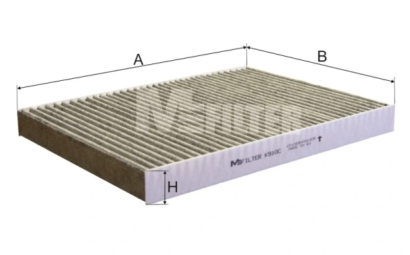 MFILTER szűrő, utastér levegő - K 910C - TothCarparts