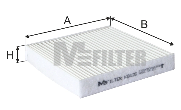 MFILTER szűrő, utastér levegő - K 9126 - TothCarparts