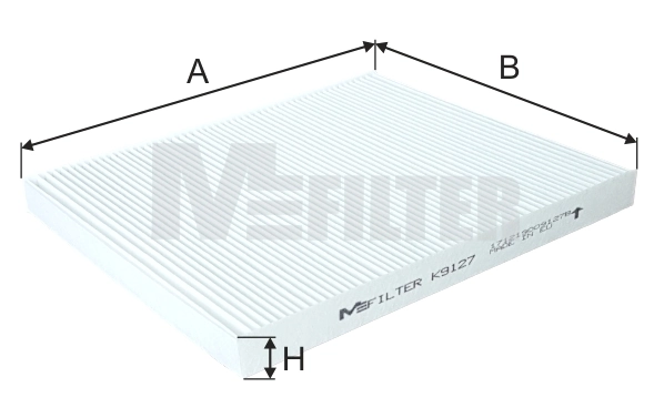 MFILTER szűrő, utastér levegő - K 9127 - TothCarparts