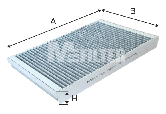 MFILTER szűrő, utastér levegő - K 920C - TothCarparts