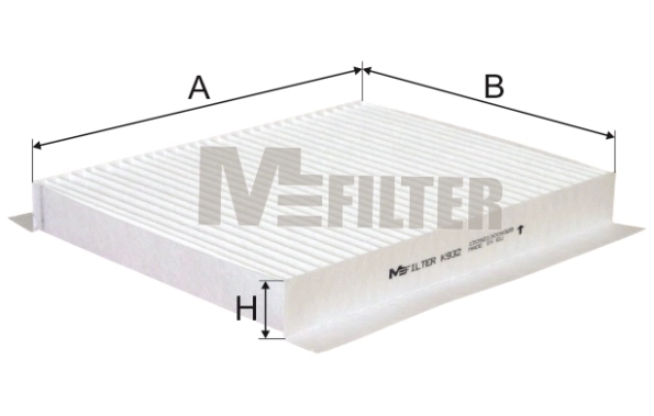 MFILTER szűrő, utastér levegő - K 932 - TothCarparts