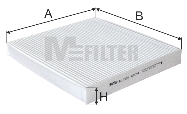 MFILTER szűrő, utastér levegő - K 974 - TothCarparts