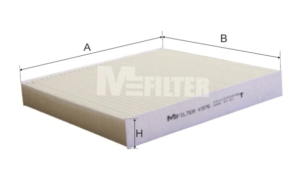 MFILTER szűrő, utastér levegő - K 976 - TothCarparts
