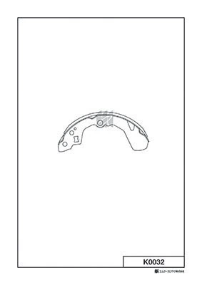 MK Kashiyama fékpofakészlet - K0032 - TothCarparts