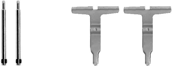 PAGID tartozékkészlet, tárcsafékbetét - K0100 - TothCarparts