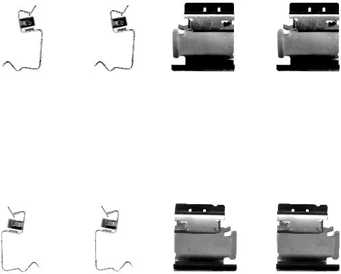 PAGID tartozékkészlet, tárcsafékbetét - K0101 - TothCarparts