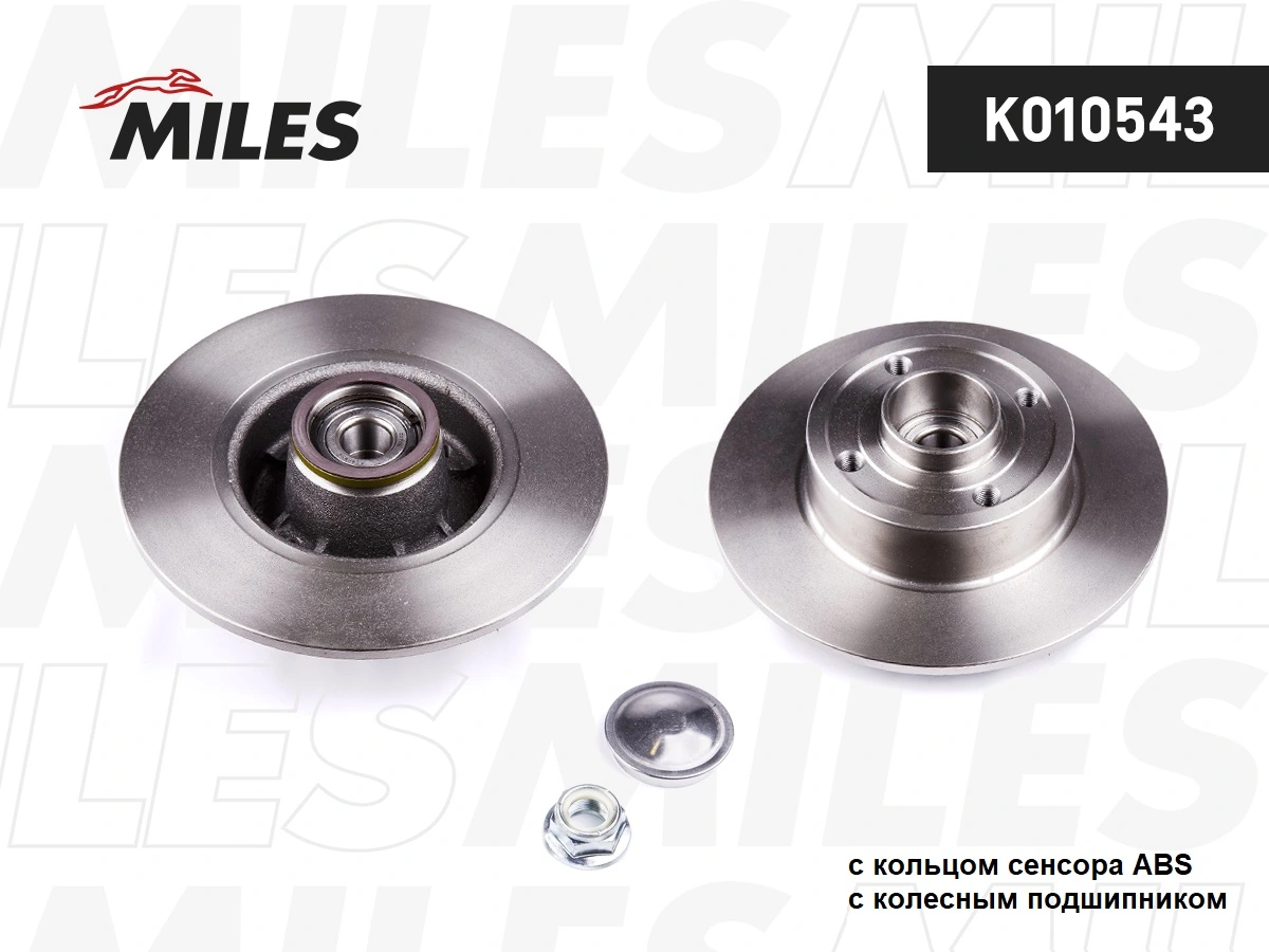 MILES féktárcsa - K010543 - TothCarparts