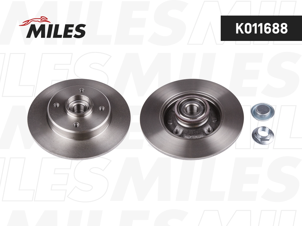 MILES féktárcsa - K011688 - TothCarparts