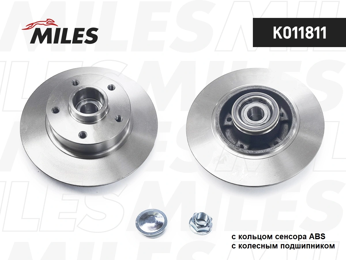 MILES féktárcsa - K011811 - TothCarparts
