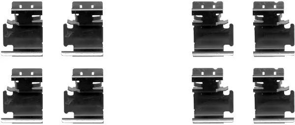 PAGID tartozékkészlet, tárcsafékbetét - K0149 - TothCarparts