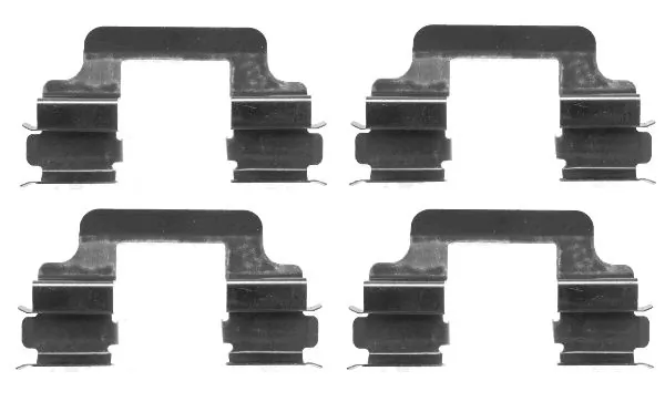 PAGID tartozékkészlet, tárcsafékbetét - K0151 - TothCarparts