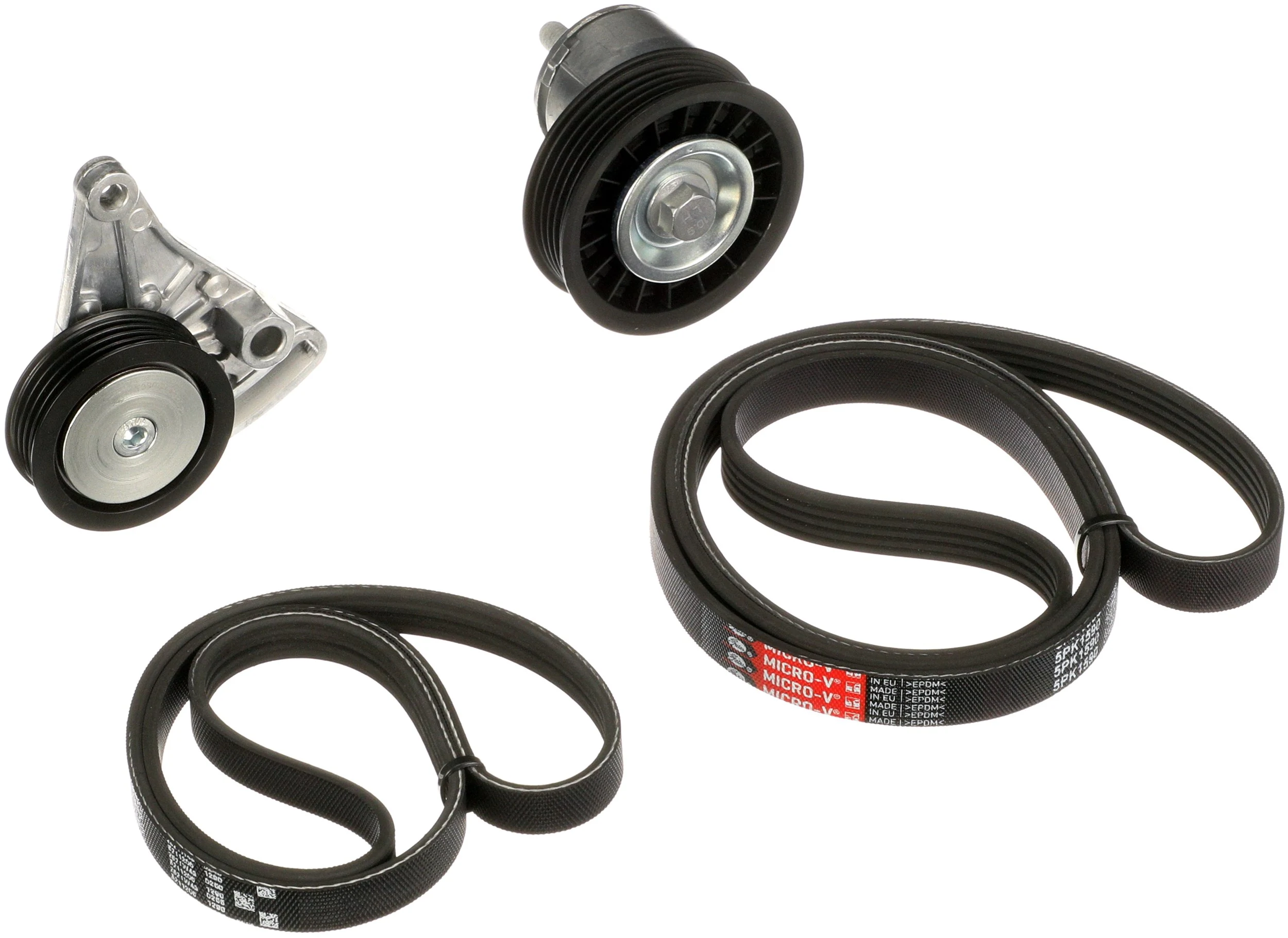 GATES hosszbordás szíj készlet - K015PK1590 - TothCarparts