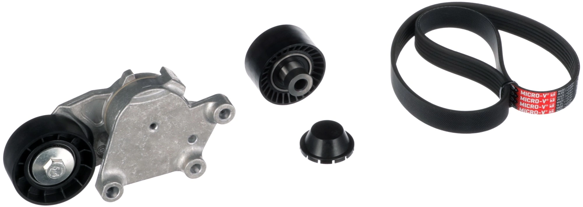 GATES hosszbordás szíj készlet - K016PK803 - TothCarparts