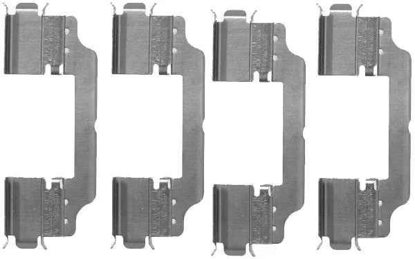 PAGID tartozékkészlet, tárcsafékbetét - K0182 - TothCarparts
