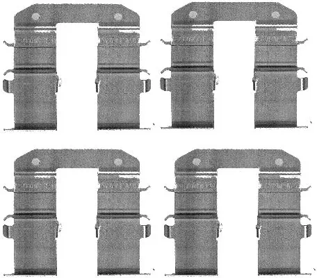 PAGID tartozékkészlet, tárcsafékbetét - K0187 - TothCarparts