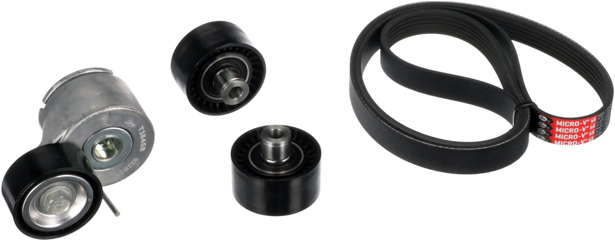 GATES hosszbordás szíj készlet - K026PK1353 - TothCarparts