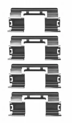 PAGID tartozékkészlet, tárcsafékbetét - K0326 - TothCarparts