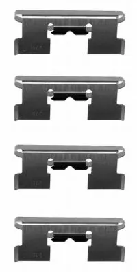 PAGID tartozékkészlet, tárcsafékbetét - K0383 - TothCarparts