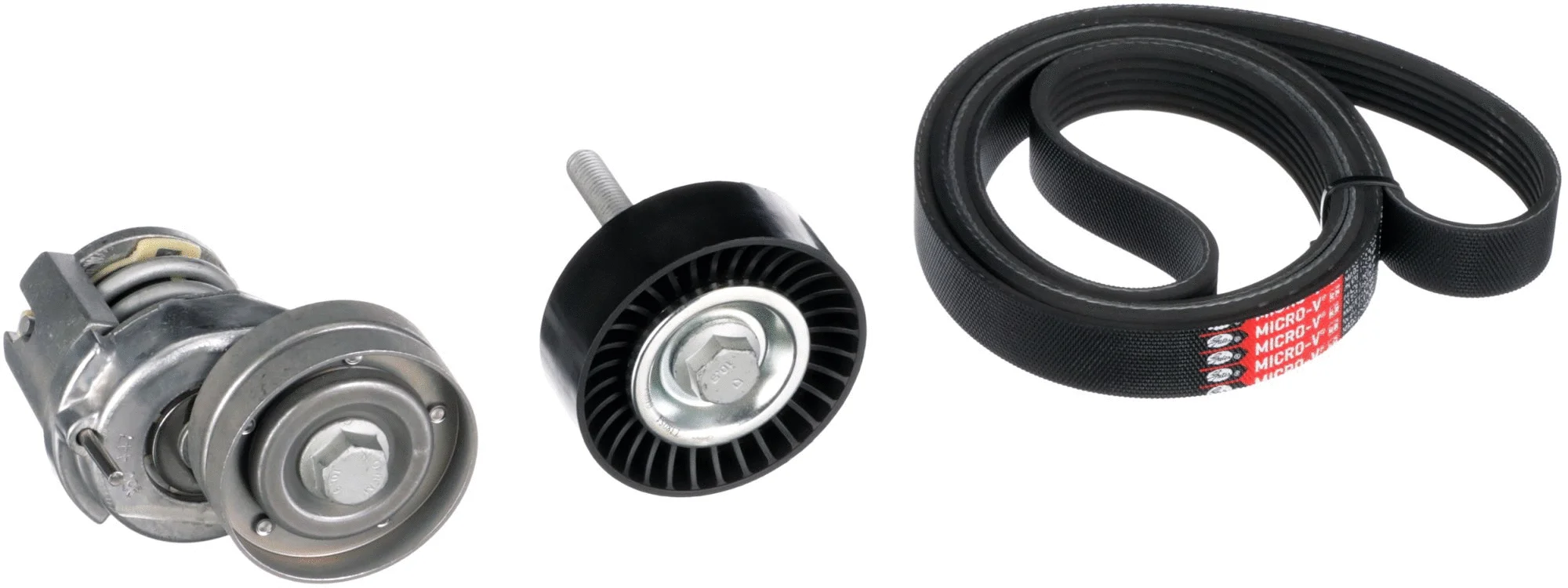 GATES hosszbordás szíj készlet - K076PK1735 - TothCarparts