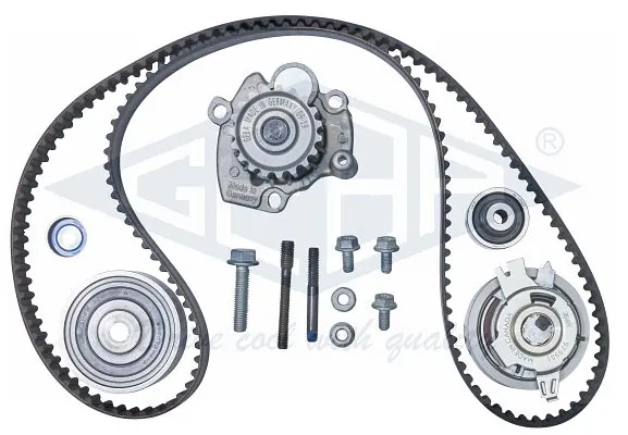 GEBA Vízpumpa + fogasszíj készlet - K10325A - TothCarparts