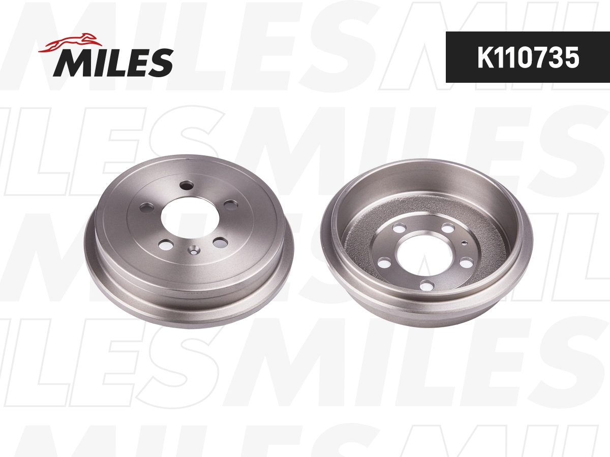 MILES fékdob - K110735 - TothCarparts