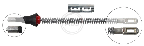 A.B.S. huzal, rögzítőfék - K12016 - TothCarparts