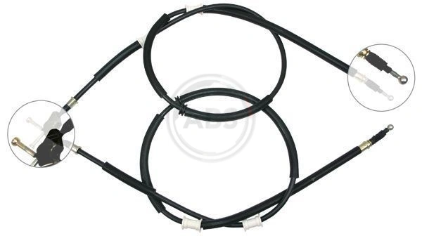 A.B.S. huzal, rögzítőfék - K17805 - TothCarparts
