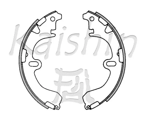 KAISHIN fékpofakészlet - K2285 - TothCarparts