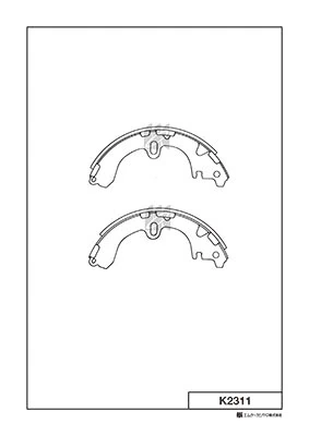 MK Kashiyama fékpofakészlet - K2311 - TothCarparts