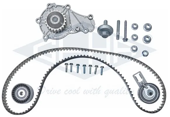 GEBA Vízpumpa + fogasszíj készlet - K30030BS - TothCarparts
