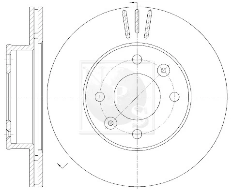 NPS féktárcsa - K330A20 - TothCarparts
